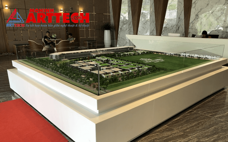 mô hình kiến trúc resort