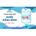 Atlantic chuyên phân phối nước đóng bình tại nhà khu vực Thủ Đức
