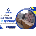 So sánh gạch vỉa hè chữ nhật và gạch terrazzo TPHCM
