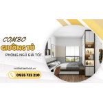 Giải pháp tiện nghi từ Nội Thất Tân Thịnh - Combo giường tủ phòng ngủ gỗ MDF giá tốt