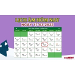 Lịch vạn niên ngày 17/3/2023 là ngày tốt hay xấu
