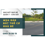 Chuyên mua bán đất thổ cư Nhà Bè uy tín, đầy đủ giấy tờ