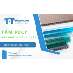 So sánh tấm poly đặc ruột và poly rỗng ruột – Nên thi công loại nào?