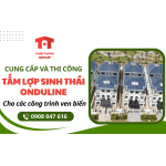 Tấm lợp sinh thái Onduline kháng hóa chất lợp mái cho các công trình ven biển