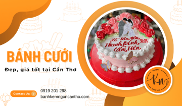 Địa chỉ đặt bánh cưới đẹp, giá tốt tại Cần Thơ