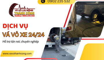 Tìm dịch vụ vá vỏ xe gần đây? Liên hệ ngay Thành Công, hỗ trợ 24/24!