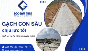Tìm hiểu về gạch con sâu chịu lực lát vỉa hè công trình giao thông