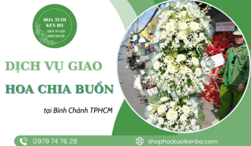 Giao hoa chia buồn, hoa kính viếng tại Bình Chánh TPHCM - 0979 74 76 29