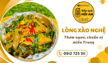 Lòng heo xào nghệ thơm ngon, chuẩn vị miền Trung - Đặt ngay tại Bếp Quê Hội An