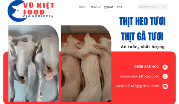 Mua thịt heo tươi, thịt gà tươi an toàn tại Vũ Kiệt Food
