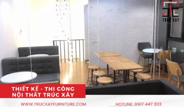 Trúc Xây - Địa chỉ thi công nội thất cửa hàng chuyên nghiệp, giá rẻ tại TPHCM