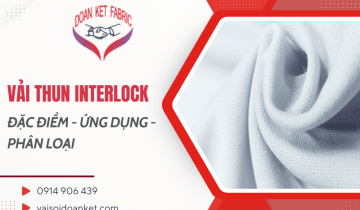 Vải thun Interlock là gì? Vải thun Interlock có những đặc điểm gì và ứng dụng như thế nào? Vải Interlock gồm bao nhiêu loại?