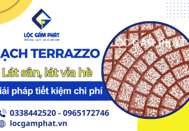Gạch terrazzo TPHCM tiết kiệm chi phí lát sân, lát vỉa hè đô thị
