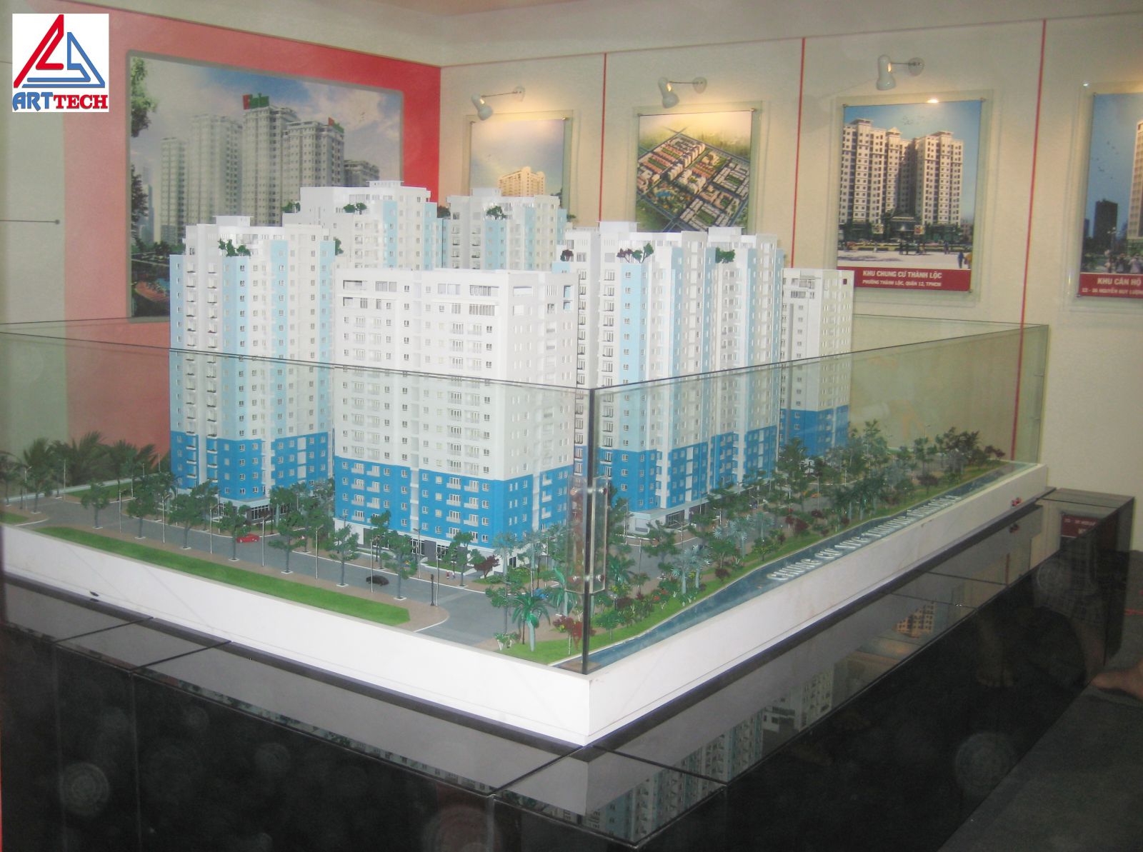 Mô hình thiết kế chung cư triển lãm cao cấp tại ArtTech