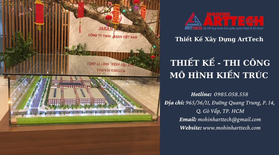 mô hình kiến trúc khu công nghiệp