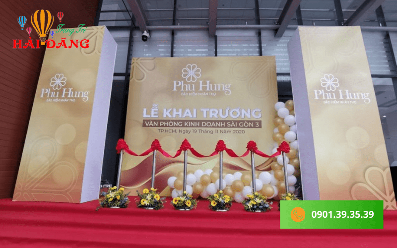 dịch vụ cho thuê sân khấu khai trương