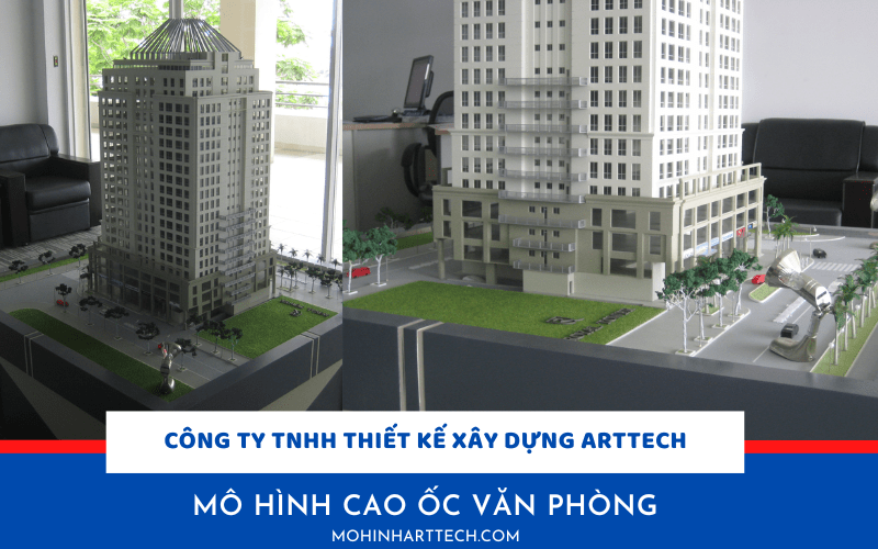 mô hình cao ốc văn phòng