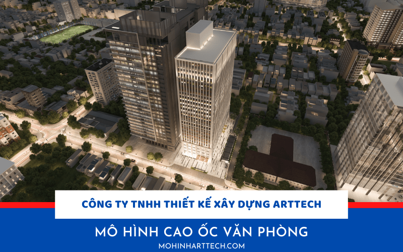 mô hình cao ốc văn phòng