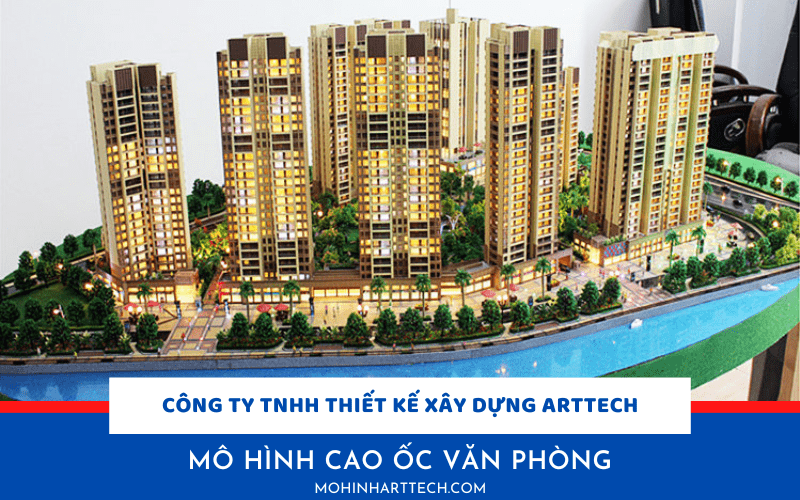 mô hình cao ốc văn phòng