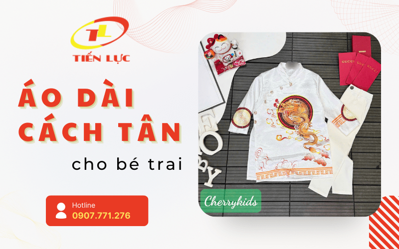 áo dài cách tân bé trai
