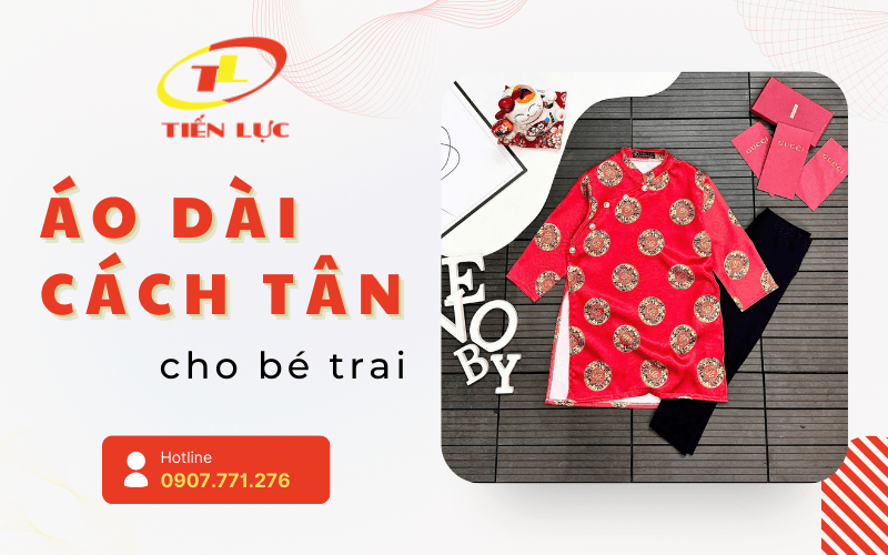 áo dài cách tân bé trai