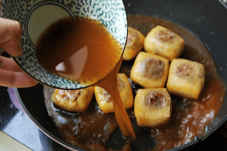 đậu nhồi thịt