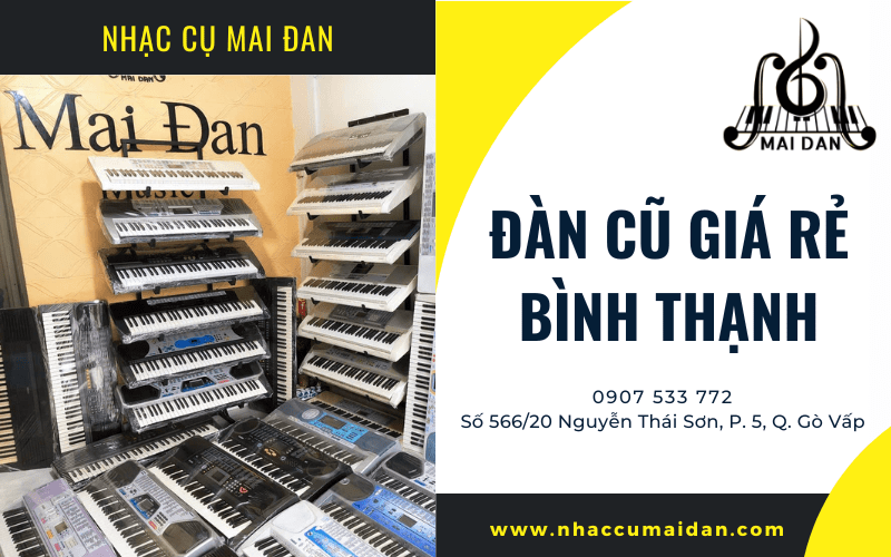 đàn cũ giá rẻ Bình Thạnh