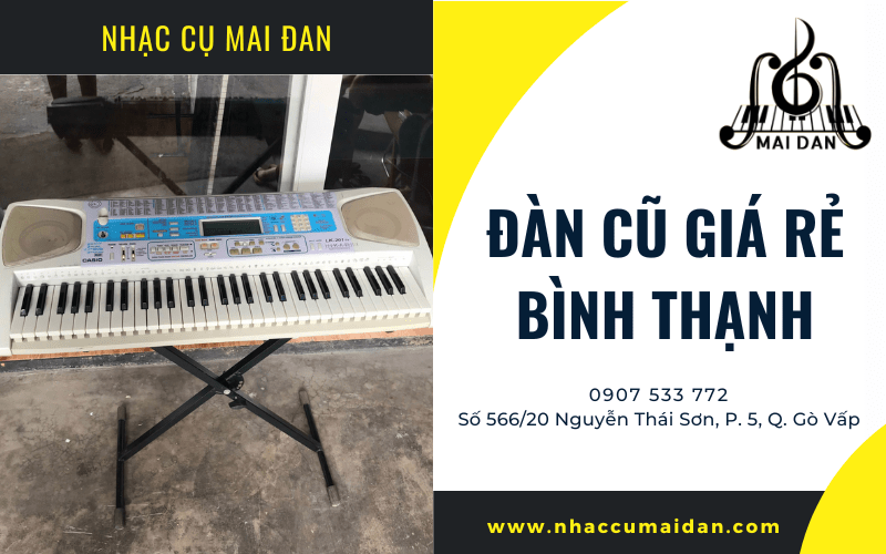 đàn cũ giá rẻ Bình Thạnh