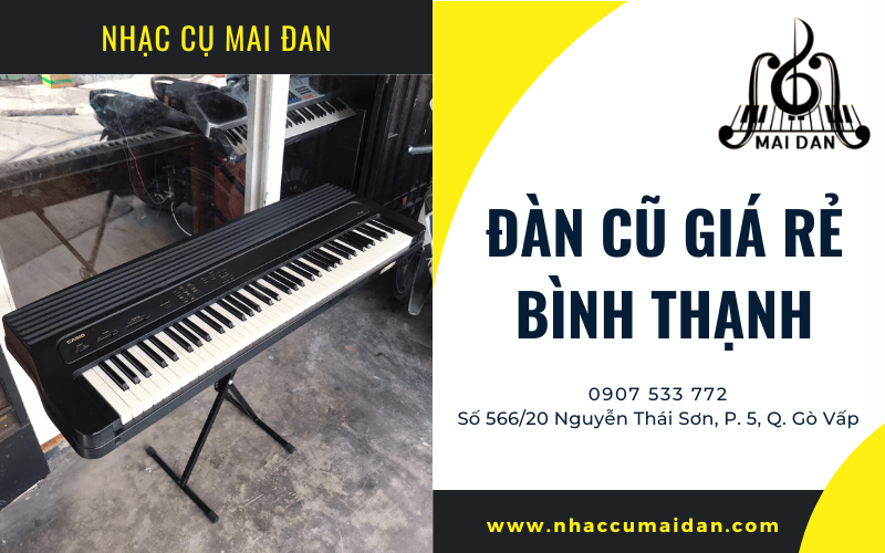 đàn cũ giá rẻ Bình Thạnh