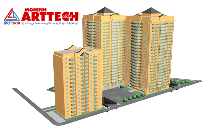 thi công mô hình kiến trúc