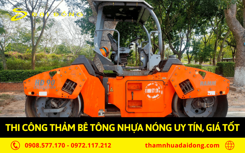 thảm bê tông nhựa nóng