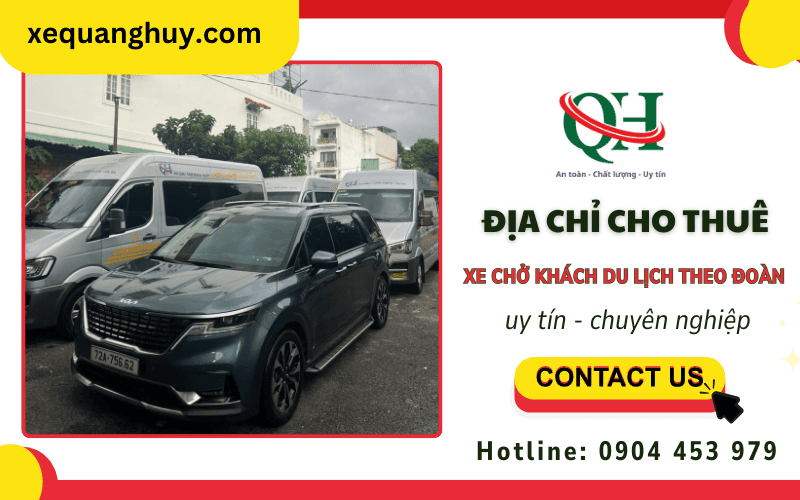 Cho thuê xe chở khách du lịch theo đoàn