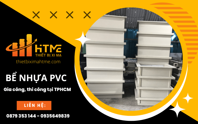 thi công bể nhựa PVC