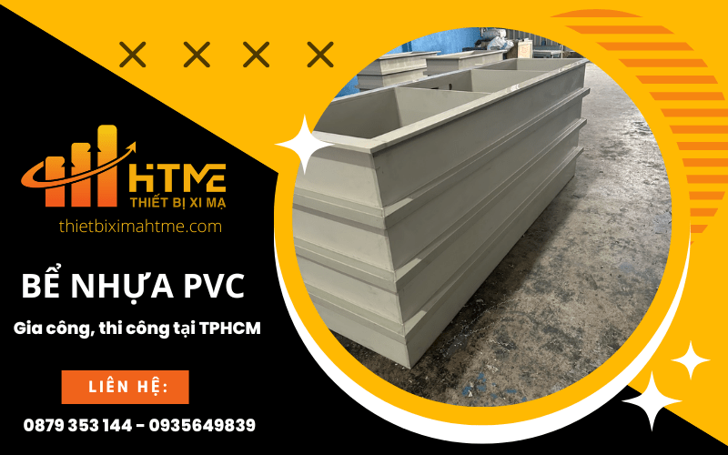 thi công bể nhựa PVC