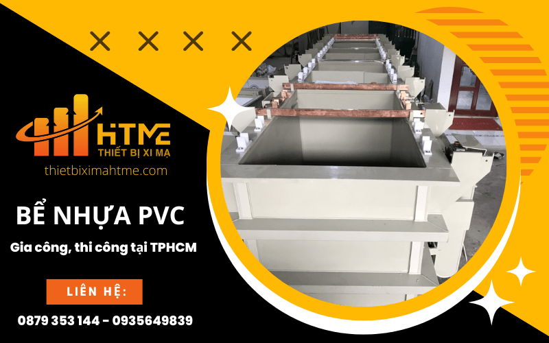 thi công bể nhựa PVC