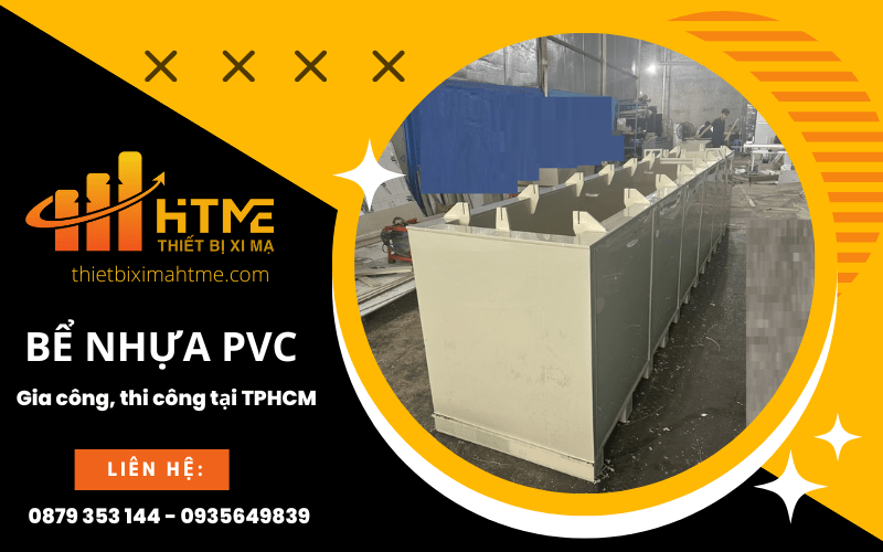 thi công bể nhựa PVC