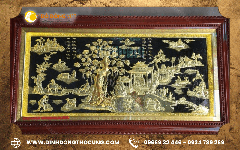 chế tác tranh đồng