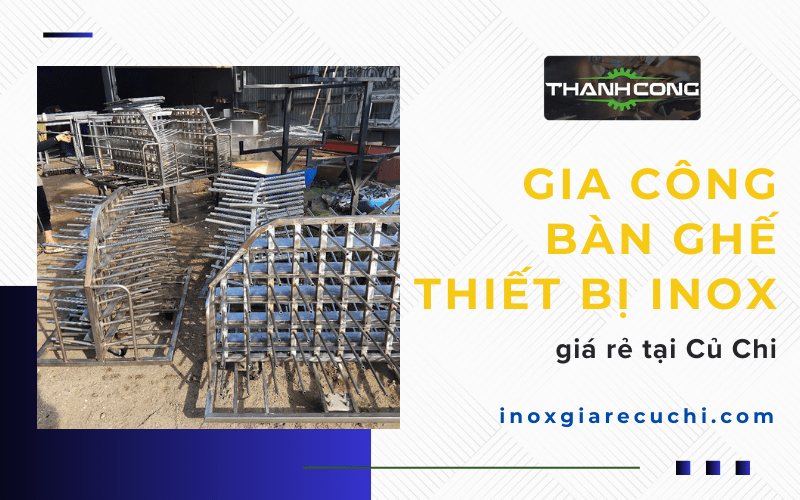 bàn ghế thiết bị inox