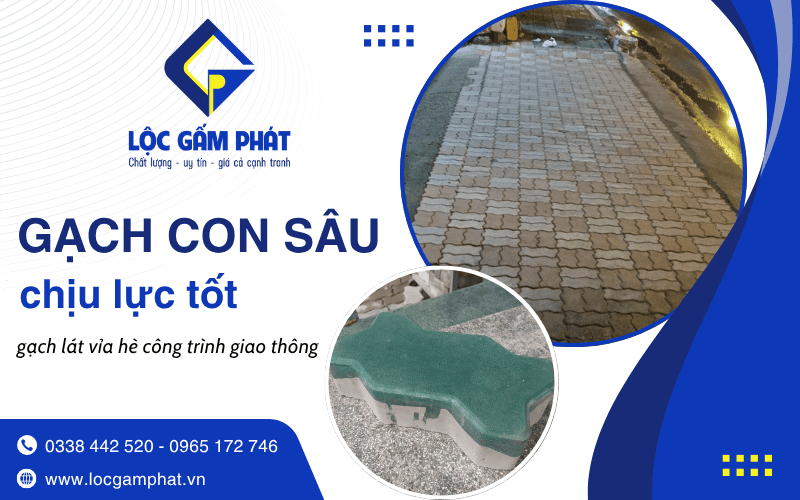 gạch con sâu chịu lực