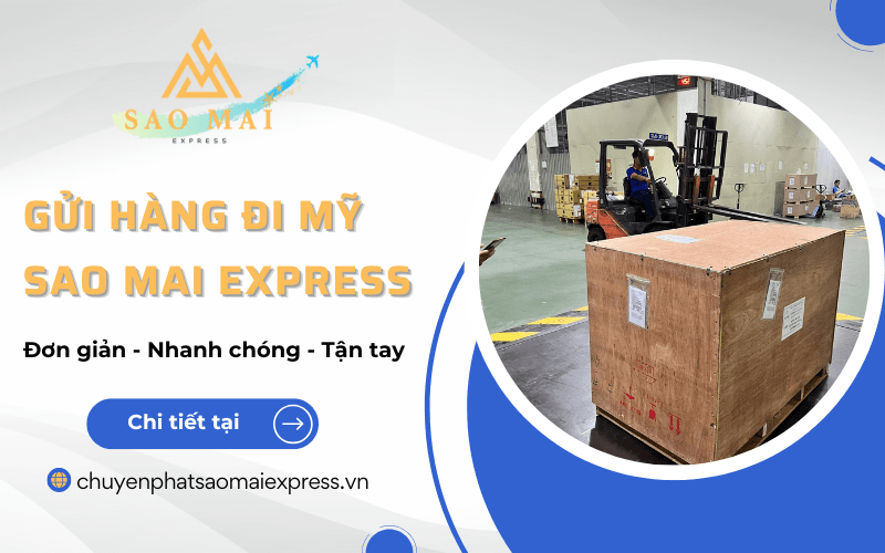 gửi hàng đi mỹ sao mai express