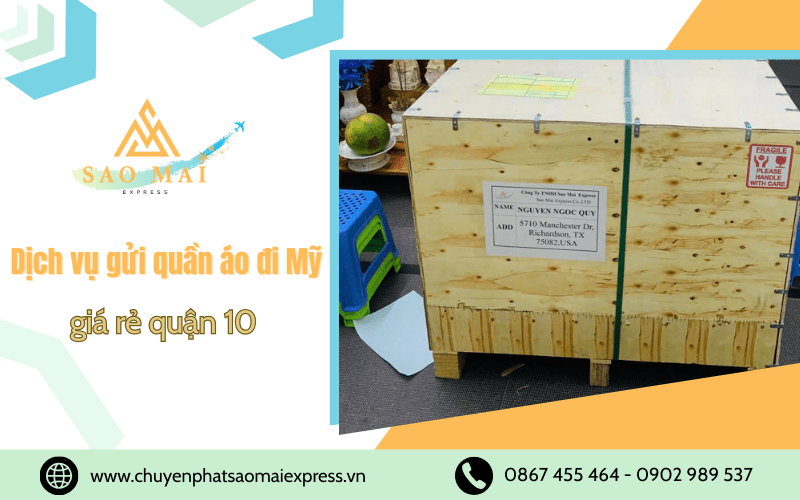 Gửi quần áo đi mỹ giá rẻ quận 10