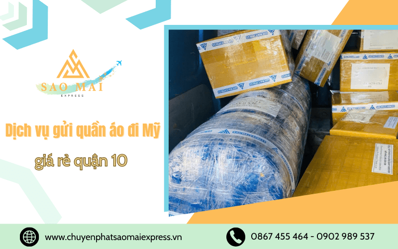 Gửi quần áo đi mỹ giá rẻ quận 10