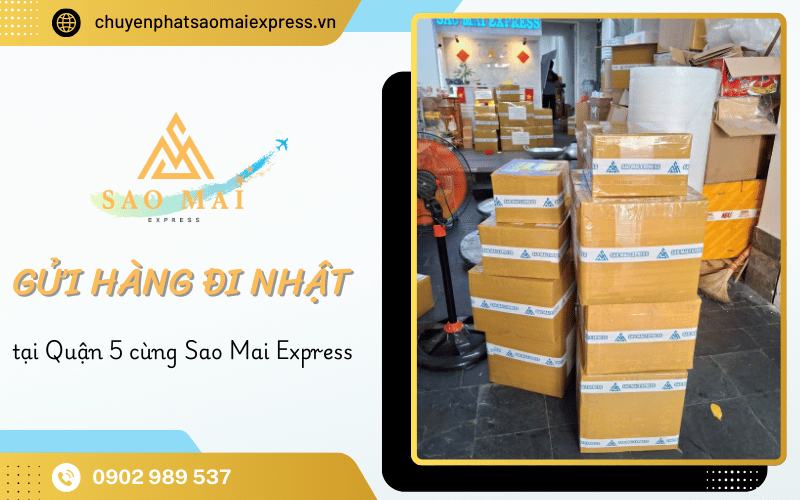 Hàng gửi đi Nhật tại quận 5