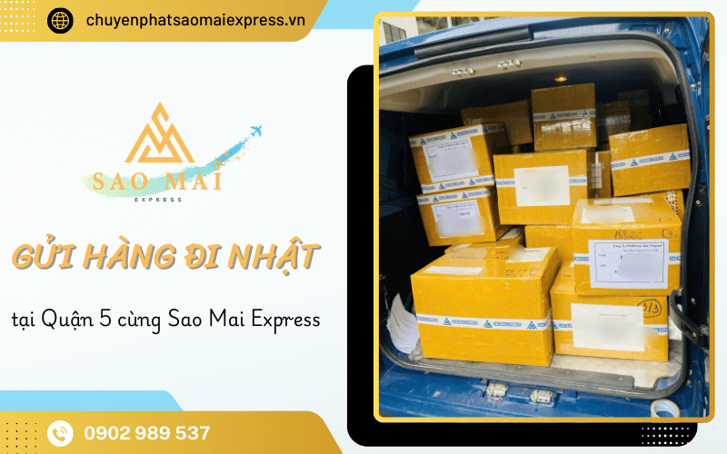 Hàng gửi đi Nhật tại quận 5
