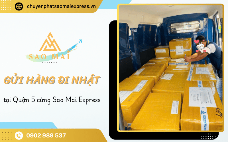 Hàng gửi đi Nhật tại quận 5