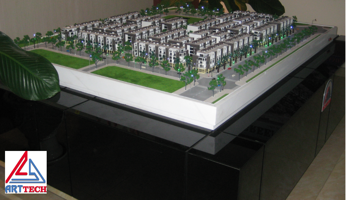 Mô hình sa bàn Green Pearl Bình Dương chi tiết rõ nét