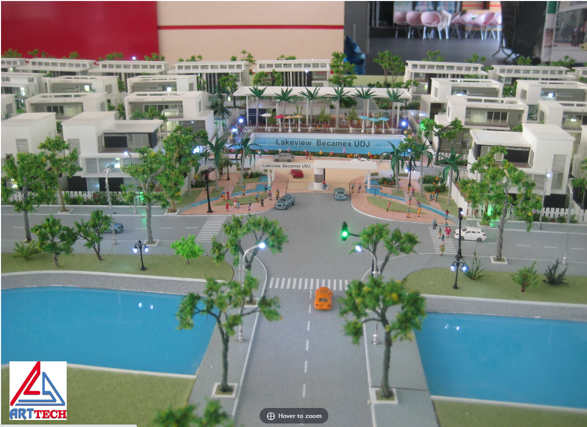 Mô hình sa bàn quy hoạch Lakeview Bình tại ArtTech
