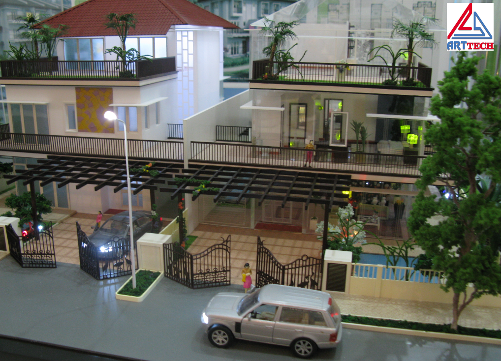 Mô hình biệt thự chi tiết tại ArtTech