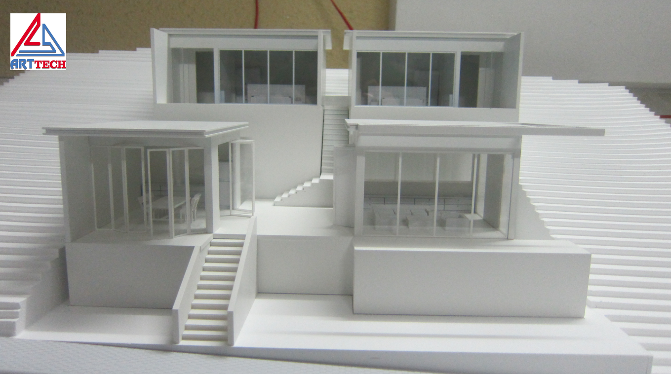 Mô hình biệt thự nghĩ dưỡng Nha Trang thiết kế độc đáo