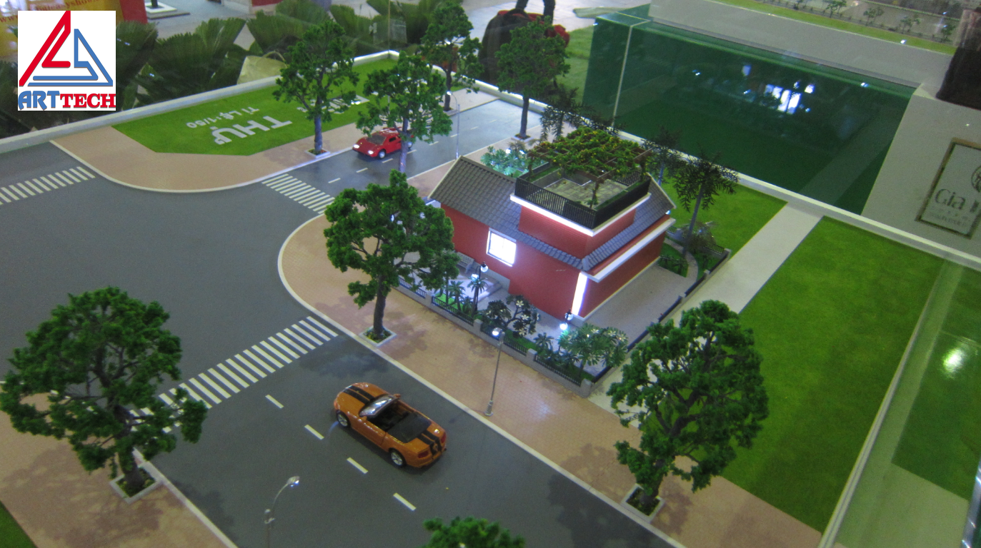Mô hình biệt thư phố được thiết kể tỉ mỉ cùng chuyên gia hàng đầu ArtTech